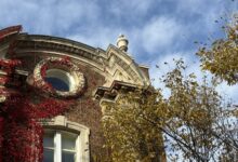fall building campus